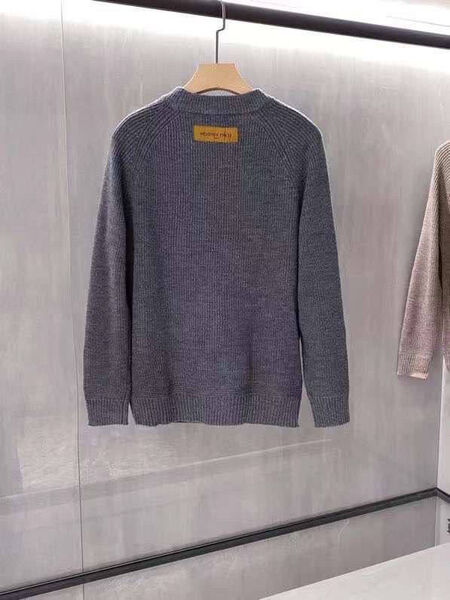 Мужской свитер Louis Vuitton мужской вязаная ткань графитовый 103231-3