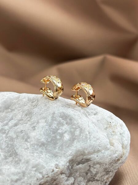 Серьги Chanel Coco Crush женский золото p3200035-1-3