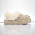 Угги Ugg Slippers Disquette женский замша бежевый 163206-2