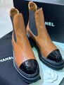 Ботинки Chanel женский кожа 125857-1