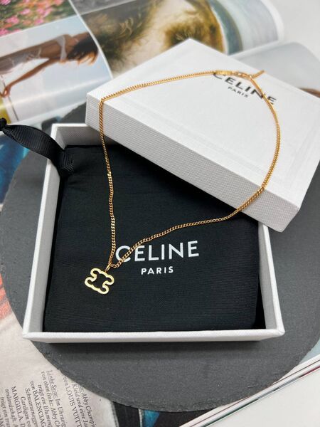 Колье Celine золотой 175344