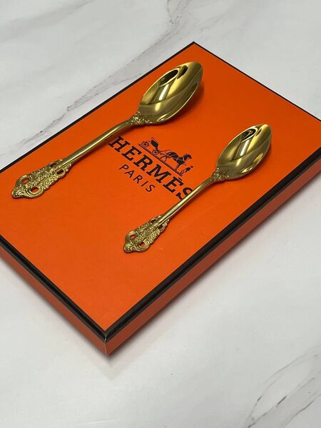 Набор столовых приборов Hermès металл золотой t1432057-1-5