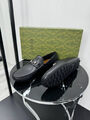 Мужские мокасины Gucci мужской кожа черный 195732-3