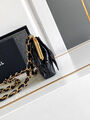 Сумка Chanel женский кожа черный 154666-2