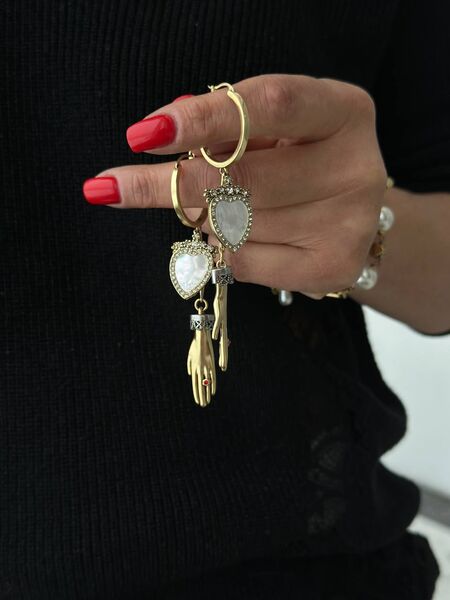 Серьги Alexander McQueen женский золото z5359295-1-2