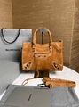 Сумка Balenciaga женский замша коричневый c1681024-1-1