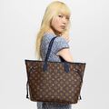Сумка Louis Vuitton Neverfull Inside Out MM женский кожа,канва коричневый T753125-1