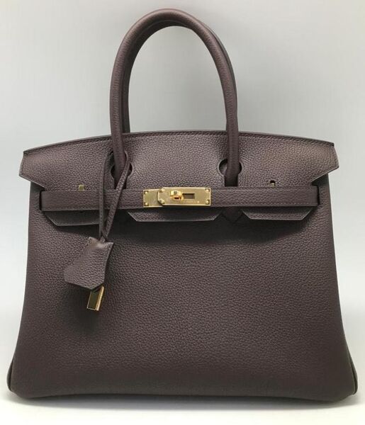 Сумка Hermès Birkin 30 ручная работа женский кожа 75339