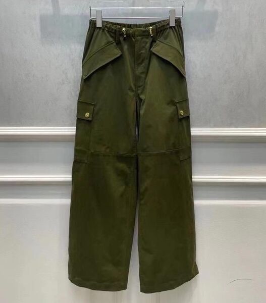 Брюки Celine женский болотный 115089
