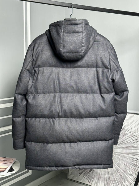 Мужской пуховик Loro Piana мужской графитовый 165381-2