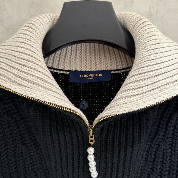 Мужской свитер Louis Vuitton мужской шерсть черный e4565793-1-12
