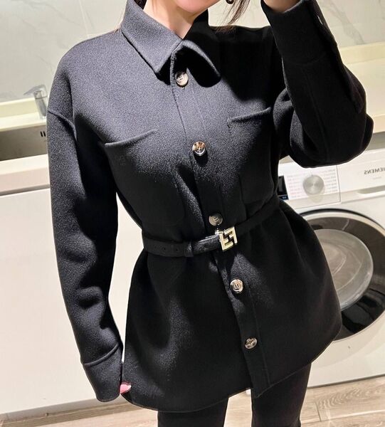 Пальто Fendi женский черный 125740
