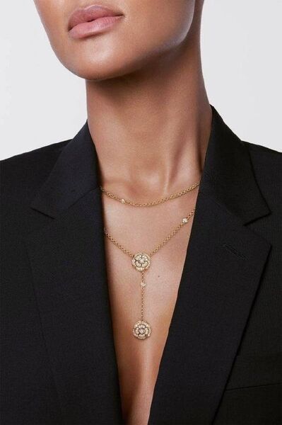 Колье Chanel Camelia женский золото a1295041-1-3