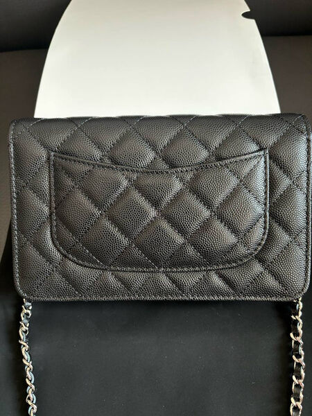 Сумка Chanel женский кожа черный 196539-2