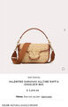 Сумка Valentino женский кожа бежевый 156326-4
