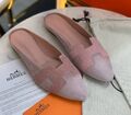 Сабо Hermès женский замша фиолетовый 186537-1
