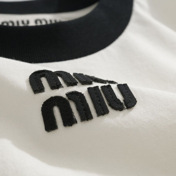 Мужской лонгслив Miu Miu мужской белый 182471-7