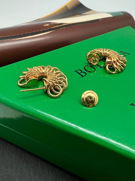 Серьги Bottega Veneta бронзовый 175526-3