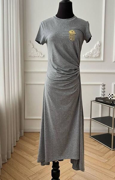 Платье Schiaparelli женский темно-серый 194310