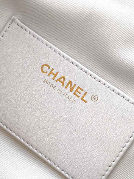 Сумка Chanel женский кожа белый 201997-9
