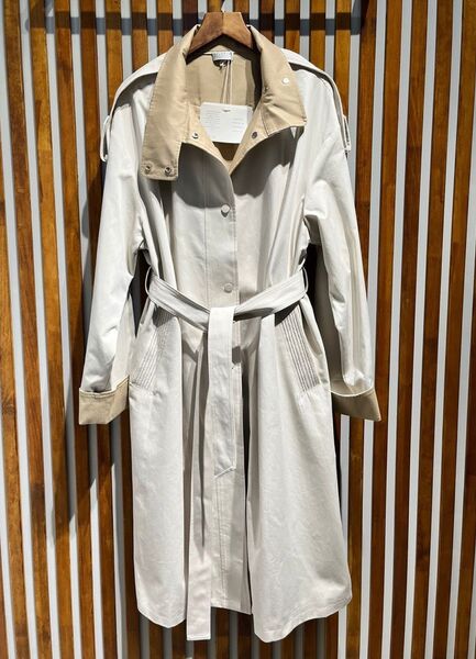 Плащ Brunello Cucinelli женский молочный 123206