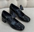 Туфли Chanel женский кожа черный 137105-1