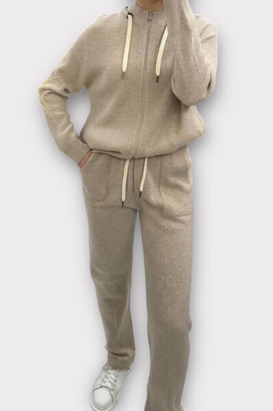 Костюм Brunello Cucinelli женский бежевый 163384