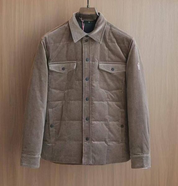 Мужская куртка Moncler мужской вельвет 200527