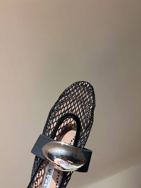 Балетки Alaïa женский черный 136623-3