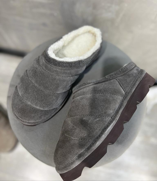 Сабо Brunello Cucinelli женский графитовый 65421-2