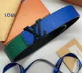 Мужской ремень Louis Vuitton мужской кожа синий 52982-1