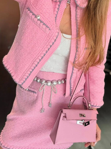 Пиджак Chanel женский розовый 184815-4