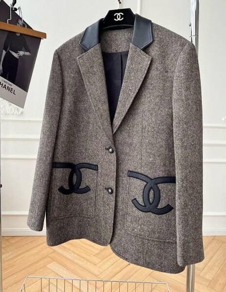 Пиджак Chanel женский графитовый 199420