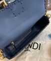 Сумка Fendi Baguette женский кожа черный 120053-6