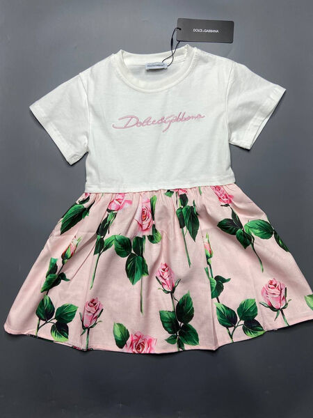 Детское платье Dolce &Gabbana розовый 182223