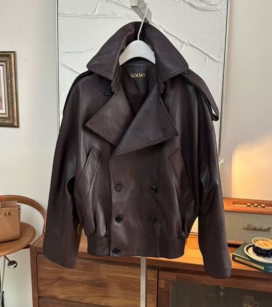 Куртка Loewe женский кожа 196530