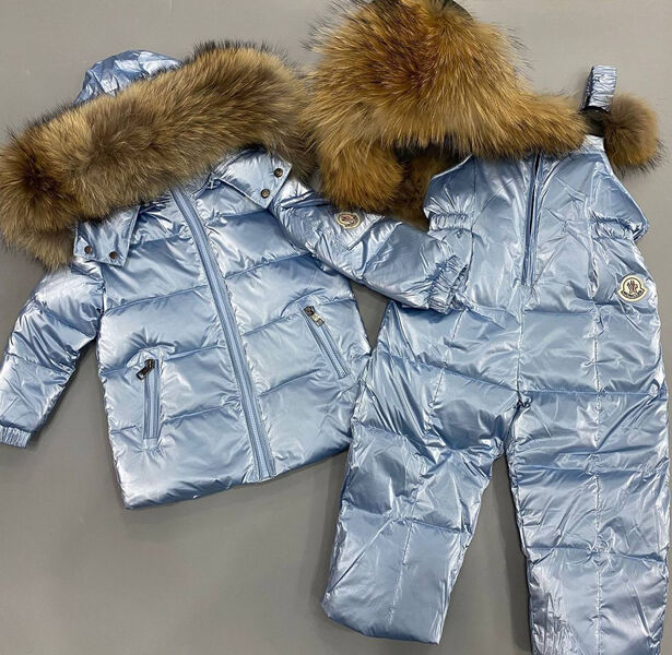 Детский комплект Moncler бирюзовый 165994