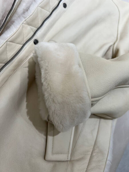Дубленка Brunello Cucinelli женский графитовый 128510-5