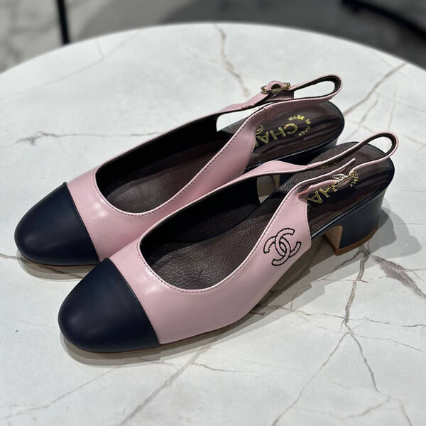 Туфли Chanel женский кожа розовый 147938-3