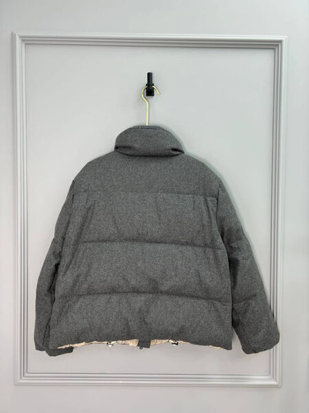 Пуховик Brunello Cucinelli женский графитовый 129985-2
