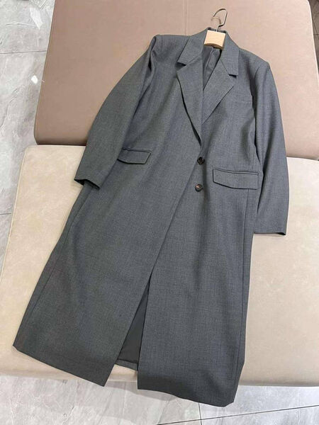 Пальто Brunello Cucinelli женский графитовый 159601-6