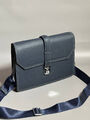 Мужская сумка мессенджер Hermès мужской кожа графитовый 152813-2
