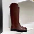 Сапоги Jil Sander женский кожа 67460-1