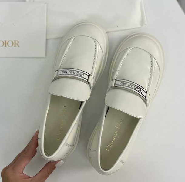 Дерби Christian Dior женский кожа белый 16285-8