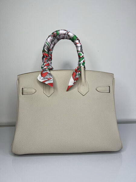 Сумка Hermès Birkin 30 женский кожа бежевый 140087-3