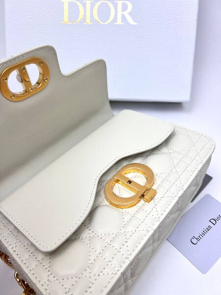 Сумка Christian Dior Jolie Top Handle женский кожа белый 150521-5