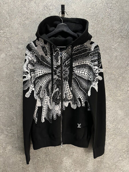 Мужская толстовка Louis Vuitton мужской черный 113304
