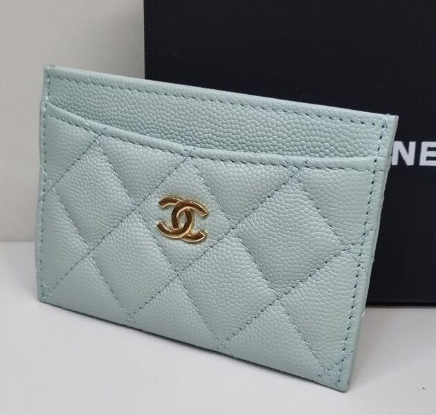 Картхолдер Chanel женский кожа болотный 149784