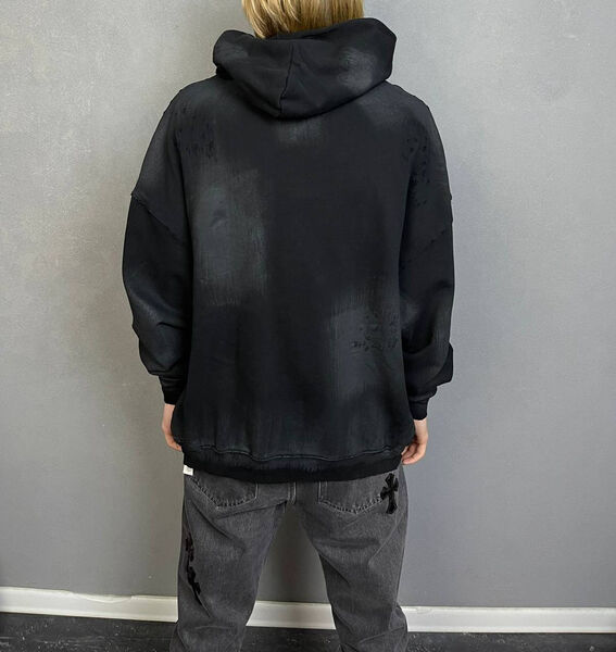 Мужское худи Balenciaga мужской черный 132178-2