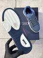 Мужские кроссовки Christian Dior мужской кожа синий 168685-6